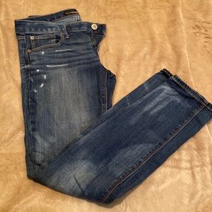 Express low rise ankle jean